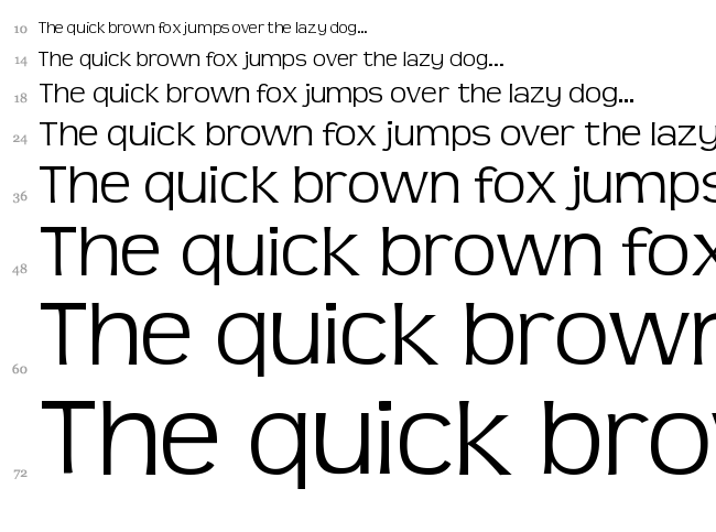 Teen font waterfall